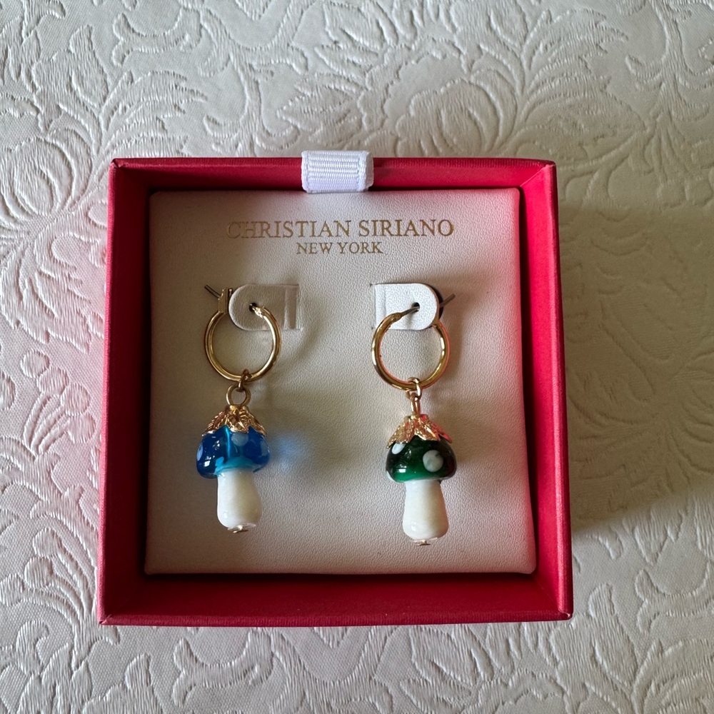 Christian Siriano Mushroom Earrings